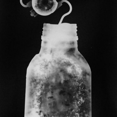 Flasche 12, 2012 / photogram on silver bromide paper / ca. 13 x 18 cm